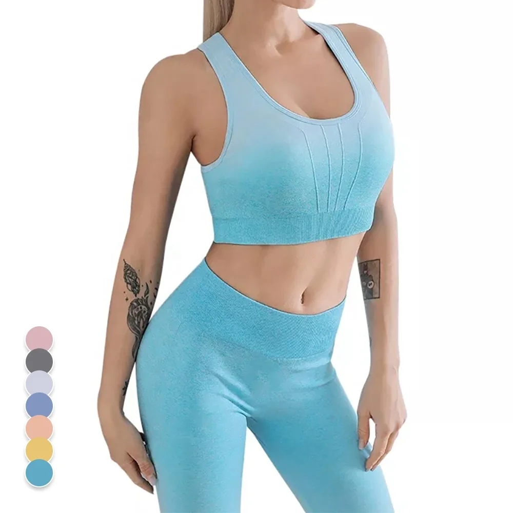 

Ama Larsi Wholesale Athletic Wear High Quality Fit Women Seamless Yoga Short Sets, Customized color