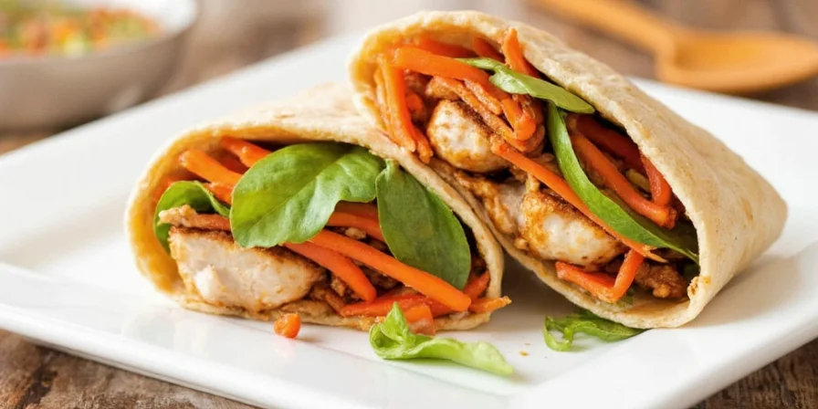 Wrapped Thai Chicken Wrap