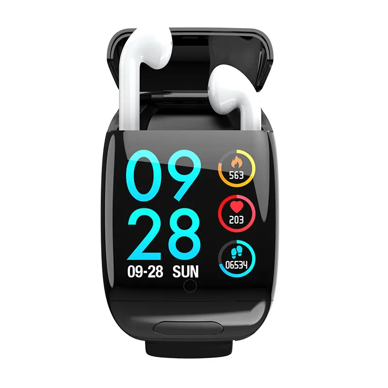 

Newest arrival 2 in 1 wireless smart watch with earbuds ear buds headset smart bracelet tws earphones smartwatch earbuds G36