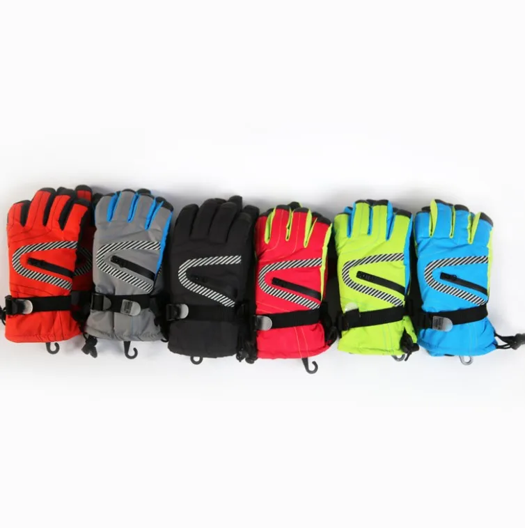 

Windproof Thickness Cotton Gloves Sports woman Ski Snowboard Snow Gloves for Adult women Children, Multi colors