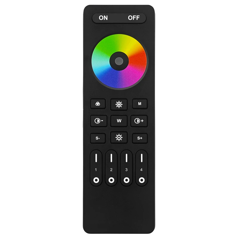 2.4G RF 4 Zone Wireless RGB RGBW RGBCCT LED  Remote Control for 12V 24V LED Strip