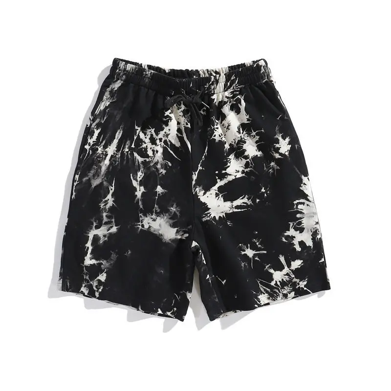 

Fast Shipping Cotton Shorts French Terry Tie Dye Sweat Shorts For Men