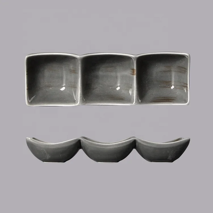 divided snack plate