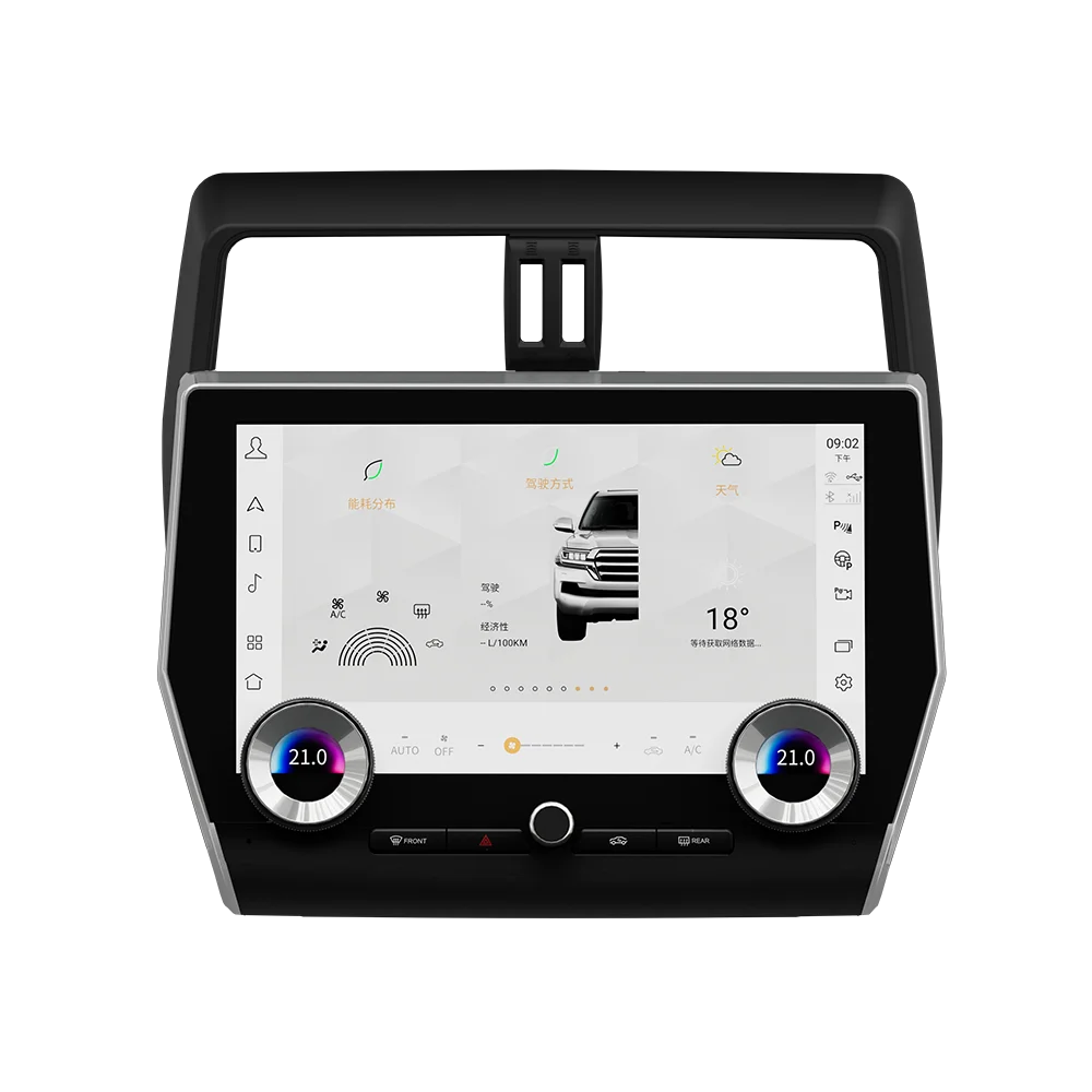 

Qualcomm Android11 Tesla Screen For Toyota Land Cruiser Prado 150 2018+ Car GPS Navigation Multimedia Player Head Unit Carplay