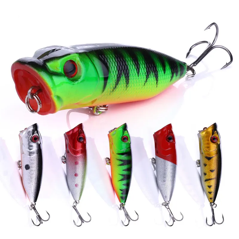 12G 6.5CM Hot Sale Plastic Artificial Fishing Bait Popper Hard Lure Artificial Fishing Bait