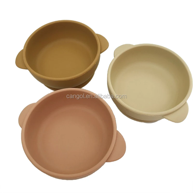 Strong Silicone Baby Bowls with Guaranteed Suction for Babies Kids BPA Free CPC High Quality Kids Silicone Suction Bowl l