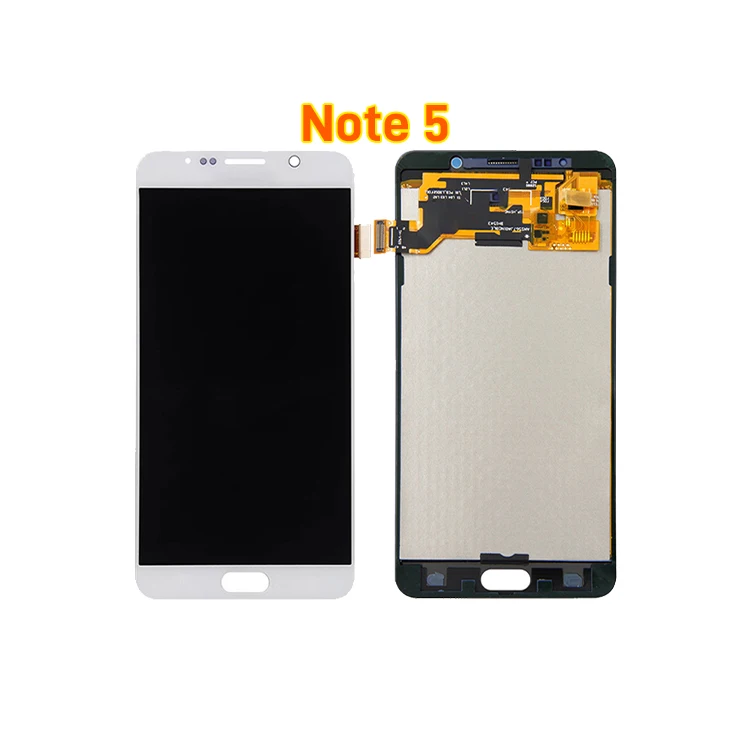 

Touch Screen Assembly For Samsung Galaxy Note 5 Lcd Screen Original Replacement For Samsung Note5 Lcd Display, Black white