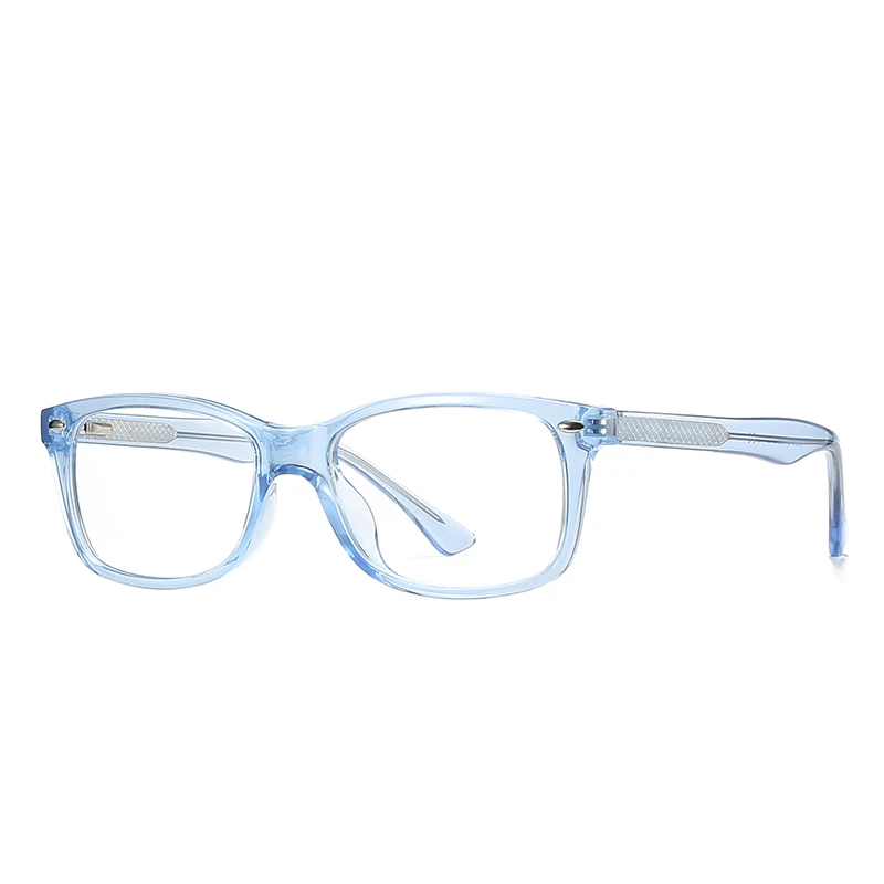 

Trendy New Anti-Blue Light Glasses Rice Nail TR90 Eyeglass Frame Spring Insert Fashion Flat Lenses