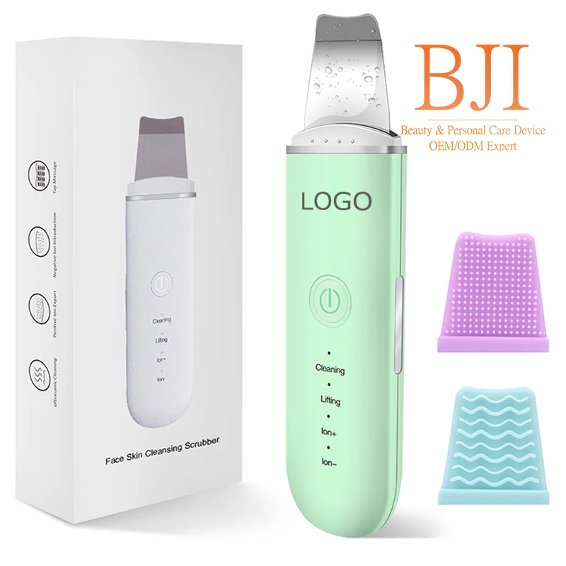 

2021 Waterproof Led Display Facial Skin Tightening Ultrasonic Skin Scrubber