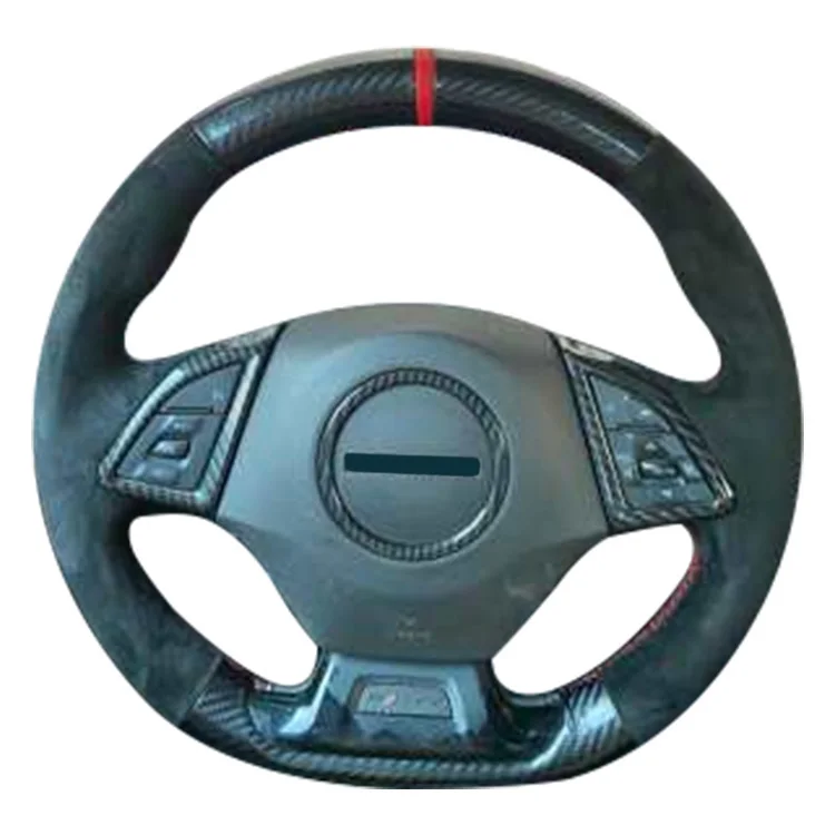 new gloss carbon fiber Steering Wheel Cover designer for Chevrolet Camaro