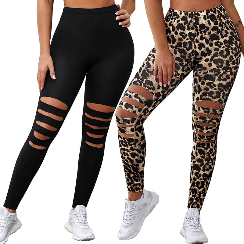 

Wholesale Latest Fashion High Quality Hollow Out Fitness High Waist Activewear Women Yoga Leggings, Photo shows