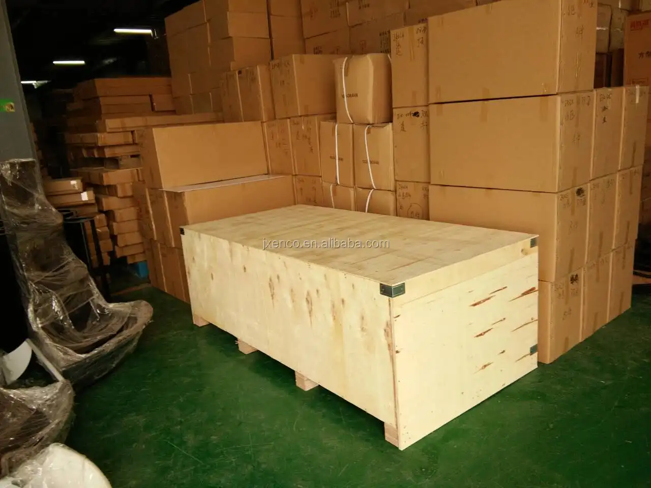 Supermarket and store bulk candy dry food display shelves with light