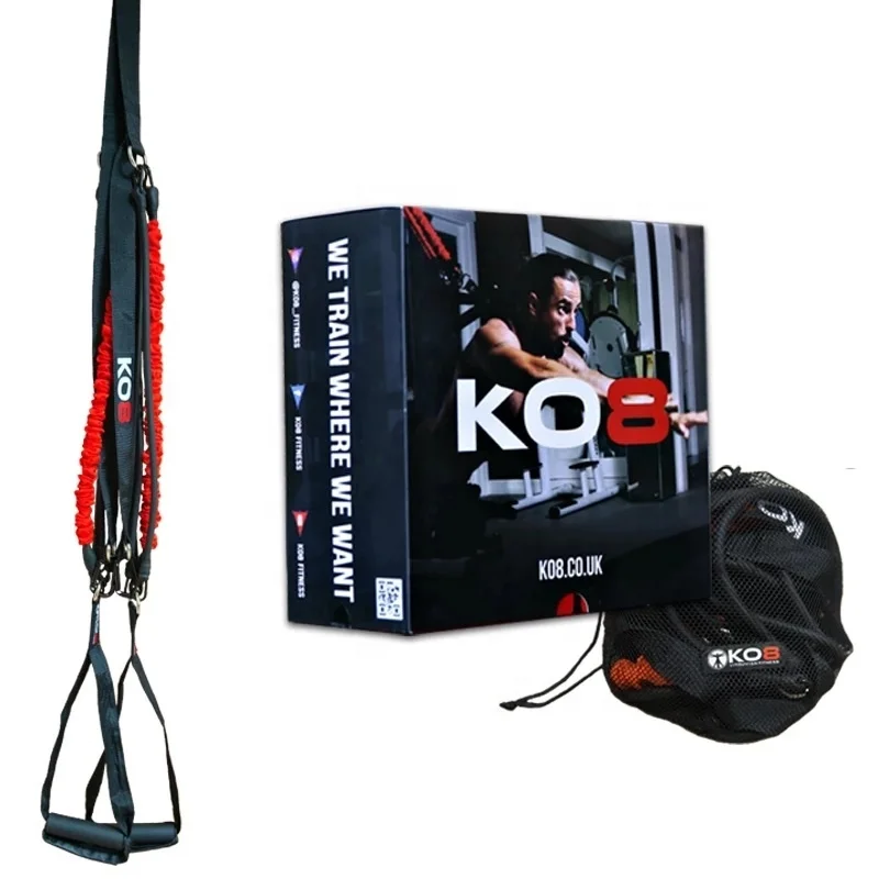 

Wellshow Sport Home Gym Ko 8 Versatile Resistance Band Set Resistance Band Trainer for Workout, Customized color