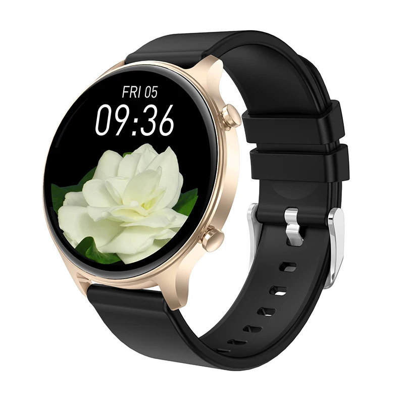 

Amazon Top Seller Dropshipping New Girl TFT HD Full Round Smart Watch With Memory Local Music Phone Call Women's Smartwatch