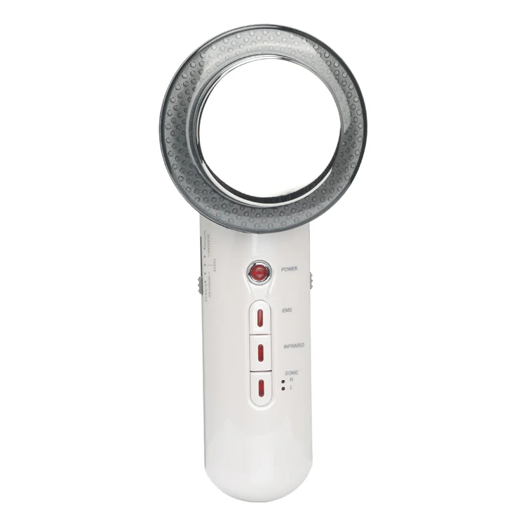 

3 In 1 RF Ultrasonic Cavitation Radio Frequency EMS Body Slimming Massager Anti Cellulite Machine Fat Burner Face Lift Tools, White