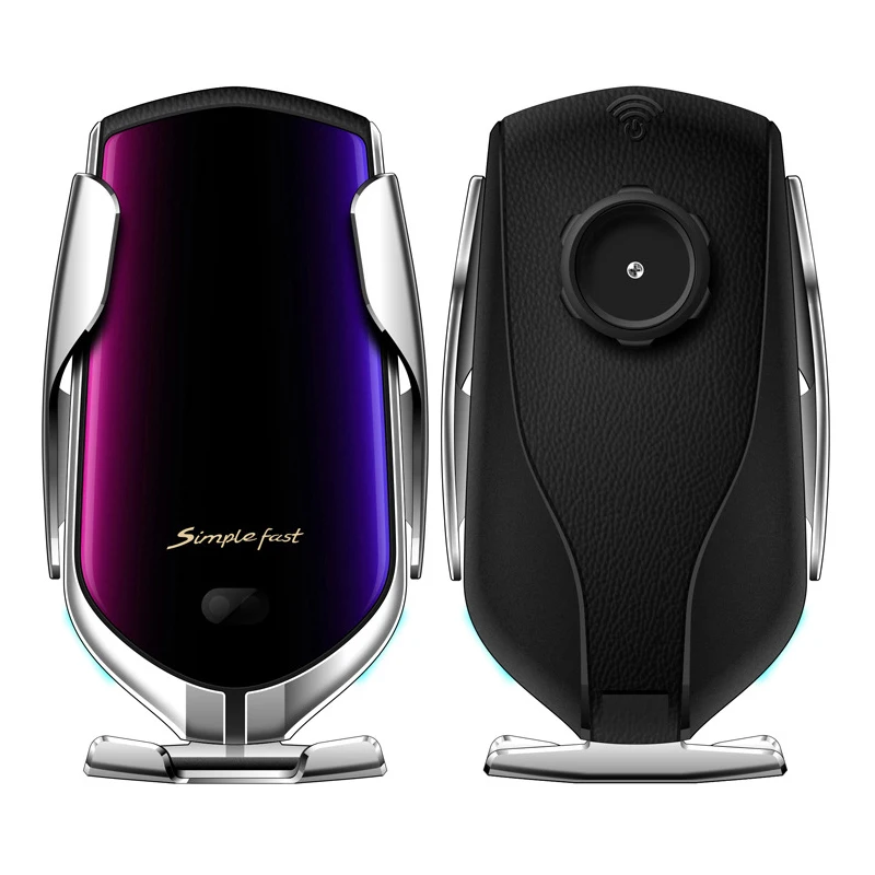 Support de t&eacute;l&eacute;phone De Voiture 10W Chargeur Sans Fil Qi Pour Iphone Pour Samsung 2020 Nouveau Produit Usine En Gros R1 Voiture chargeur - ANKUX Tech Co., Ltd
