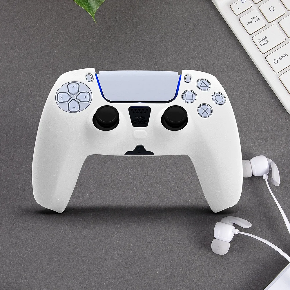

Wholesale Ps5 Control Mod Silicone Cover Price Ps5 Accessories Original Consol Controller Case Skin For Sony Ps5, White/ black/ blue/ red/ translucent