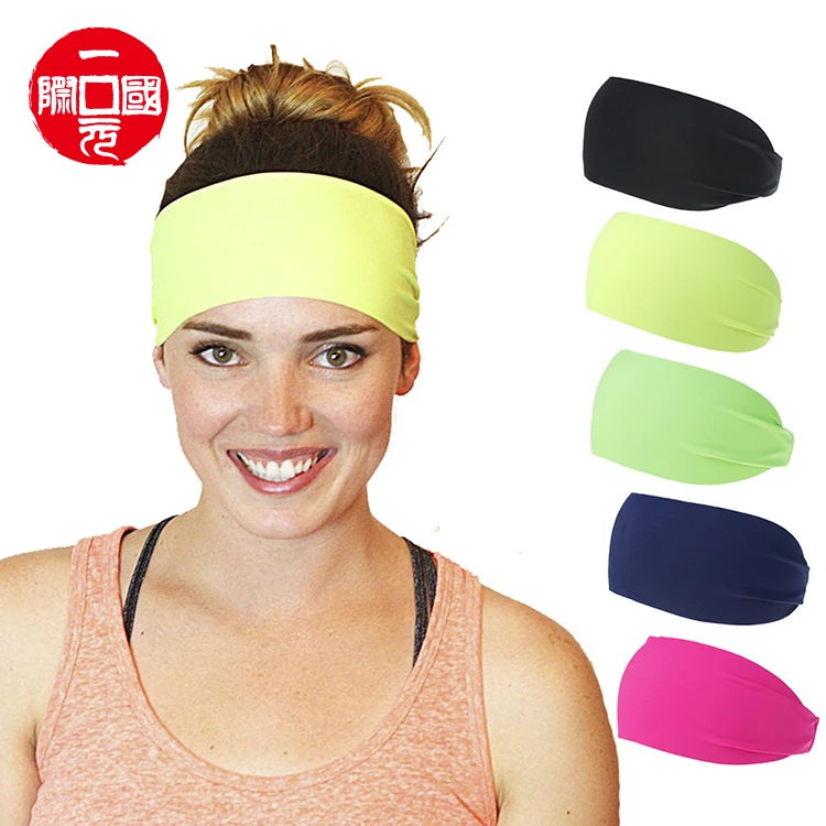 

Fluorescent Sports Headband Outdoor Fitness Running Yoga Headband