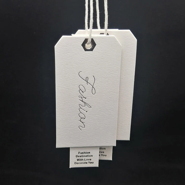 

Eco Friendly Swing Hangtags Tags And Labels Wholesale Custom Logo Pricetag Clothing Tag, Follow pantone color chart