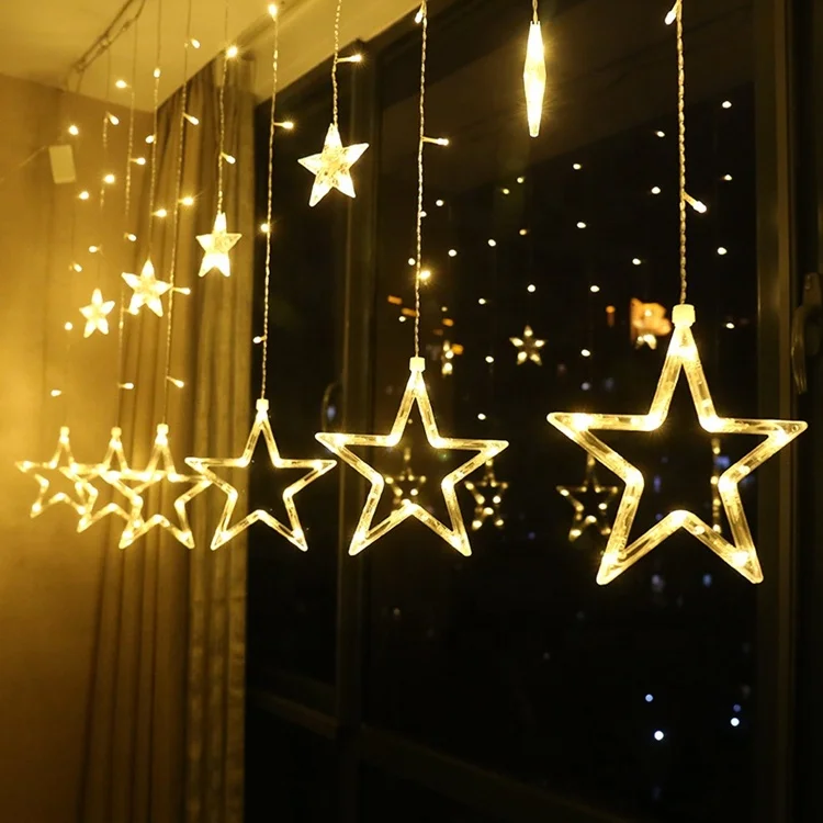 Factory Provide Directly ins LED Star Light String Christmas Room Decoration