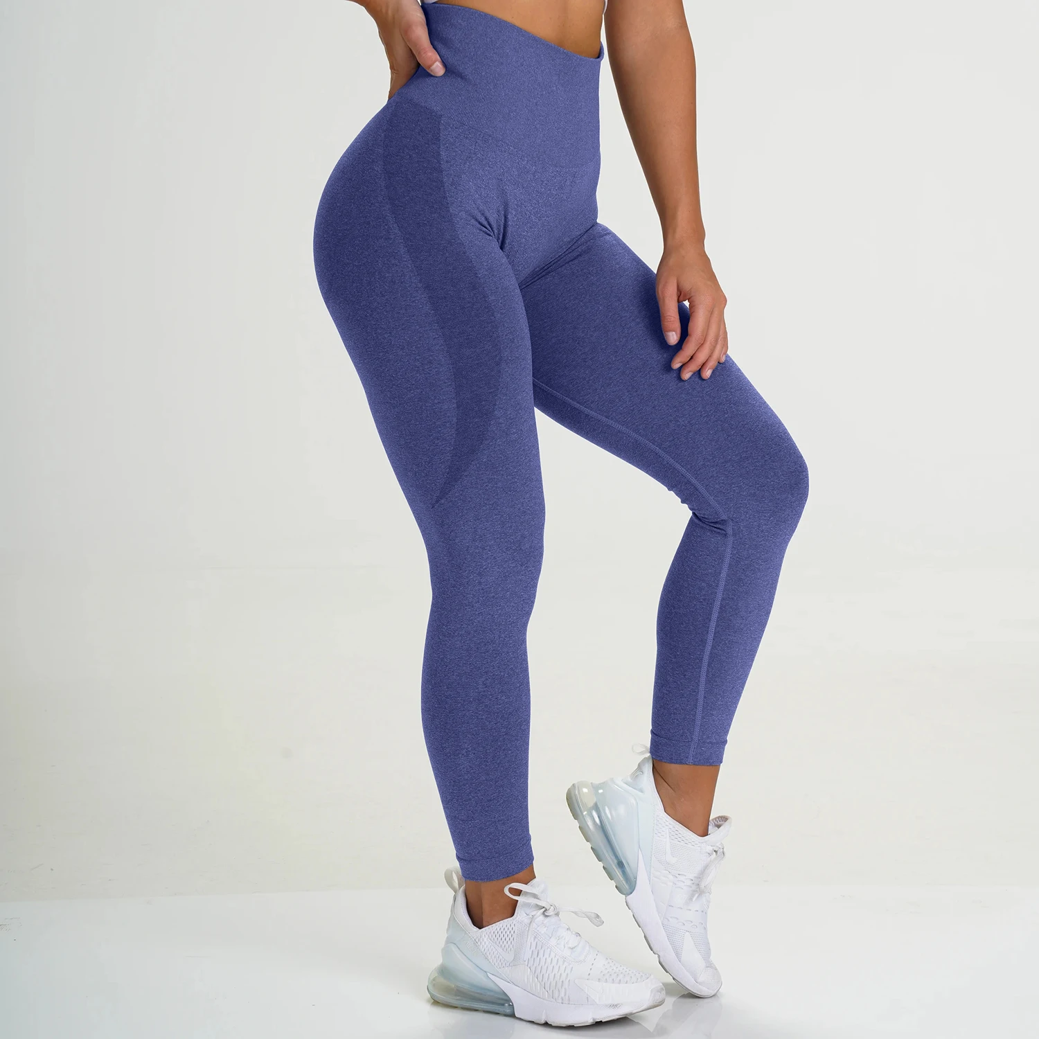 

Women fitness yoga set high waisted gym wear workout clothing seamless leggings for women, Shown