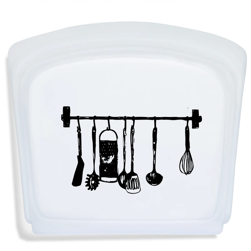 

LFGB 100% Food Grade Silicone Food Pouch BPA Free Silicone Vegetable Bag, Light green, light blue, light pink, light gold, transparent or custom