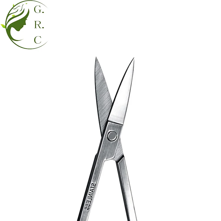 Custom Logo Stainless Steel Professional Beauty Eyebrow Scissors