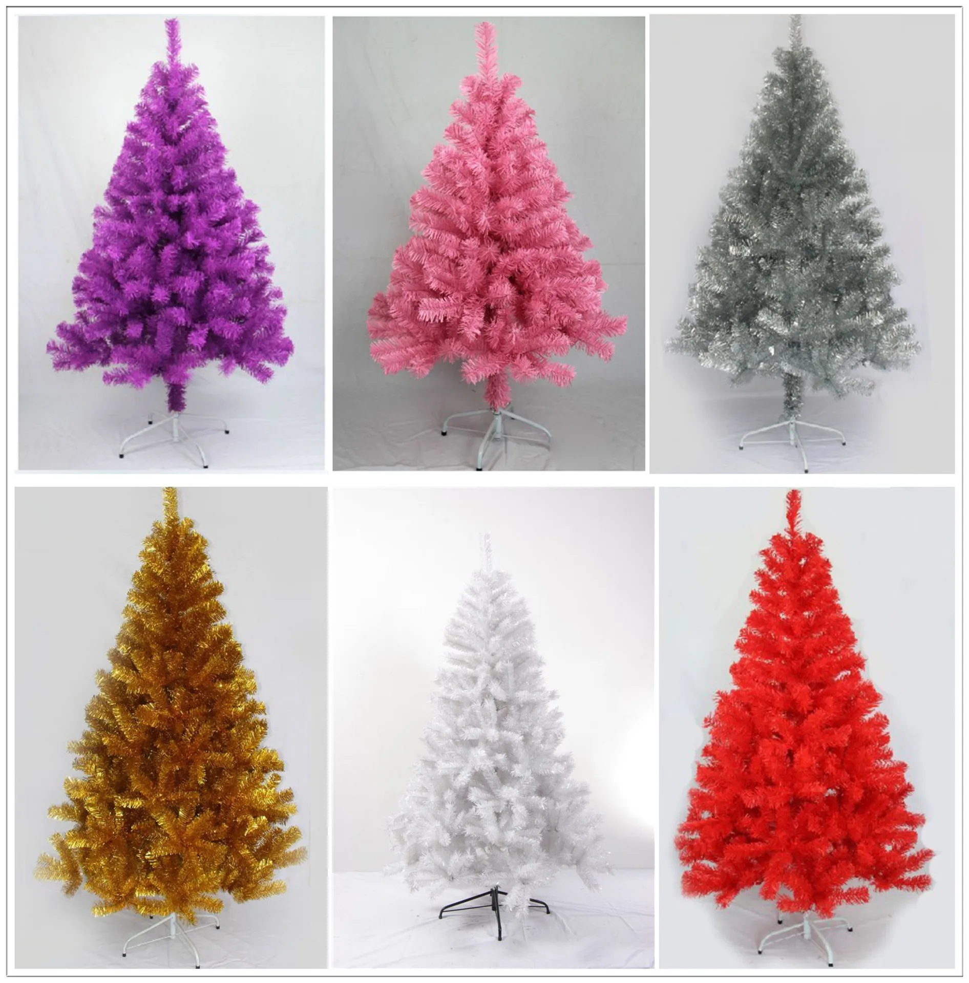 Indoor Outdoor Pvc White Pre Lit Snow Artificial Christmas Trees Buy