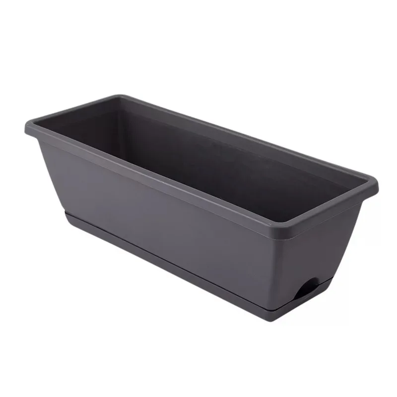 

Large Size 50x15x19cm Plastic Flowerpot The Balcony Grows Vegetables Pot