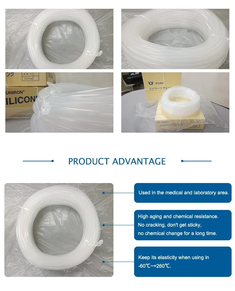 Oem Reliable Chemical Resistance Silicone Tube For Medical And