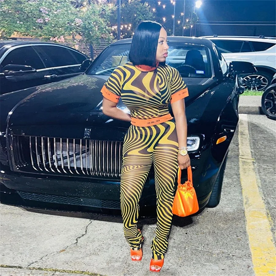 

Zebra Jogger Set Womens Clothing Pants Set Print 2021 Two Piece Clothing Woman 2022 New Arrivals Coffee Drawing Broadcloth