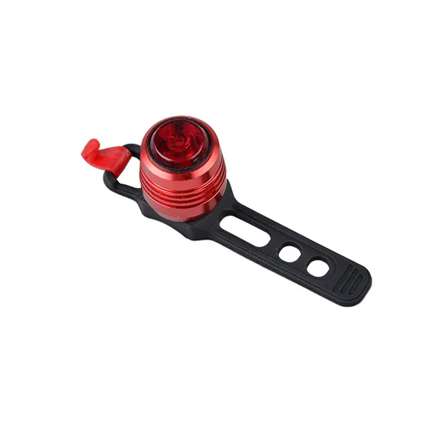 

Bike Light Warning safety LED aluminum helmet red taillight silicone mountain bike bicycle frog light