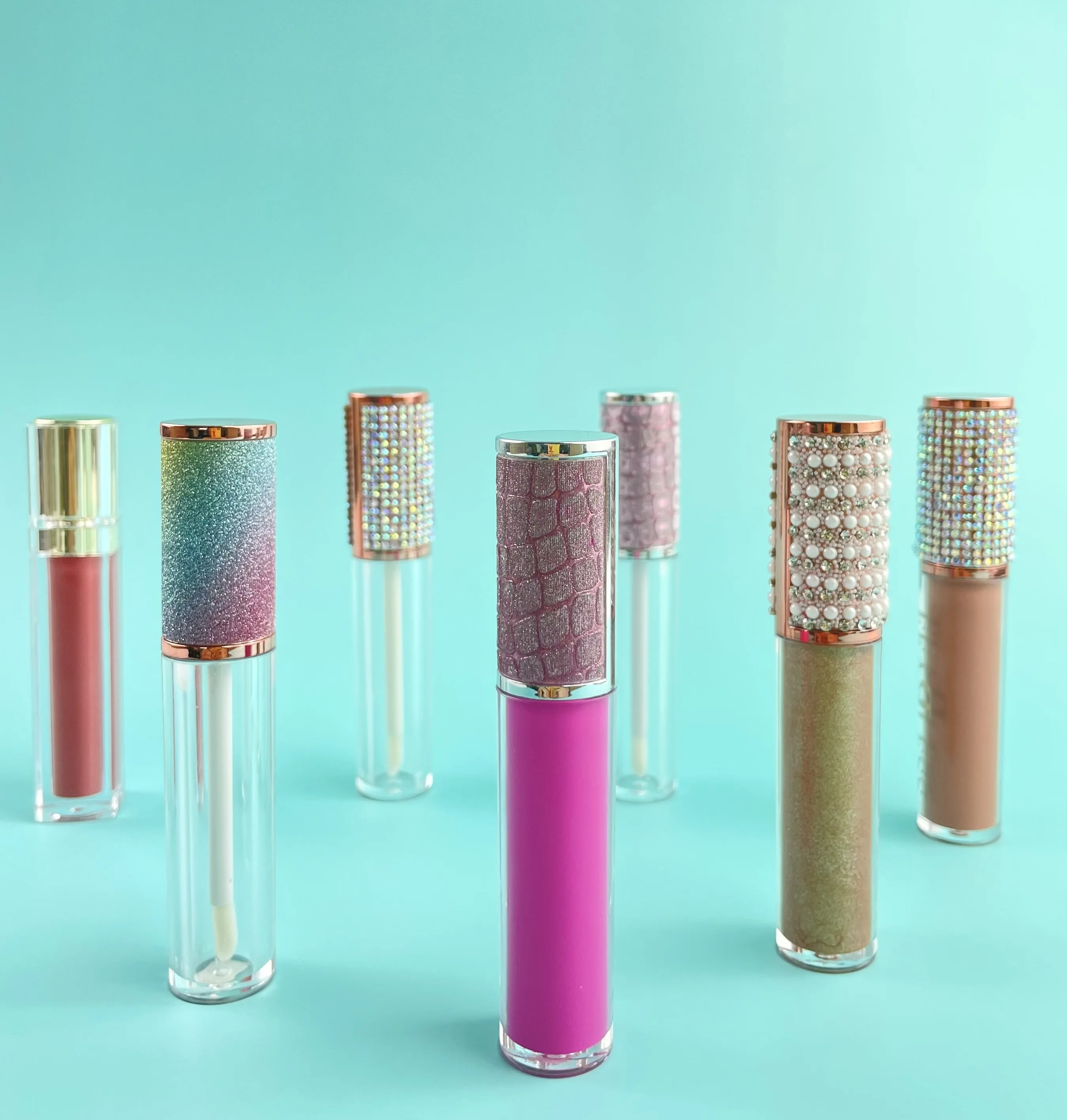 

Women cosmetics matte liquid lipstick fancy glossy lip gloss