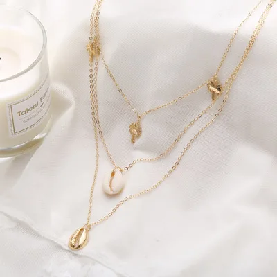 

layered stainless steel necklace pendant necklace custom 24k gold roses necklaces, Picture