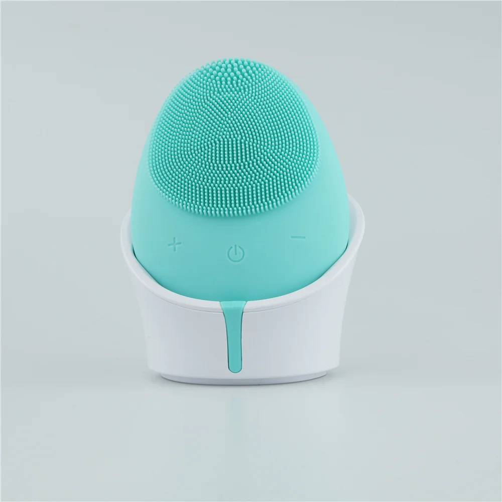 

Silicone Electric Cleanser Handle Eletic Facial Skincare Cleansing Brush