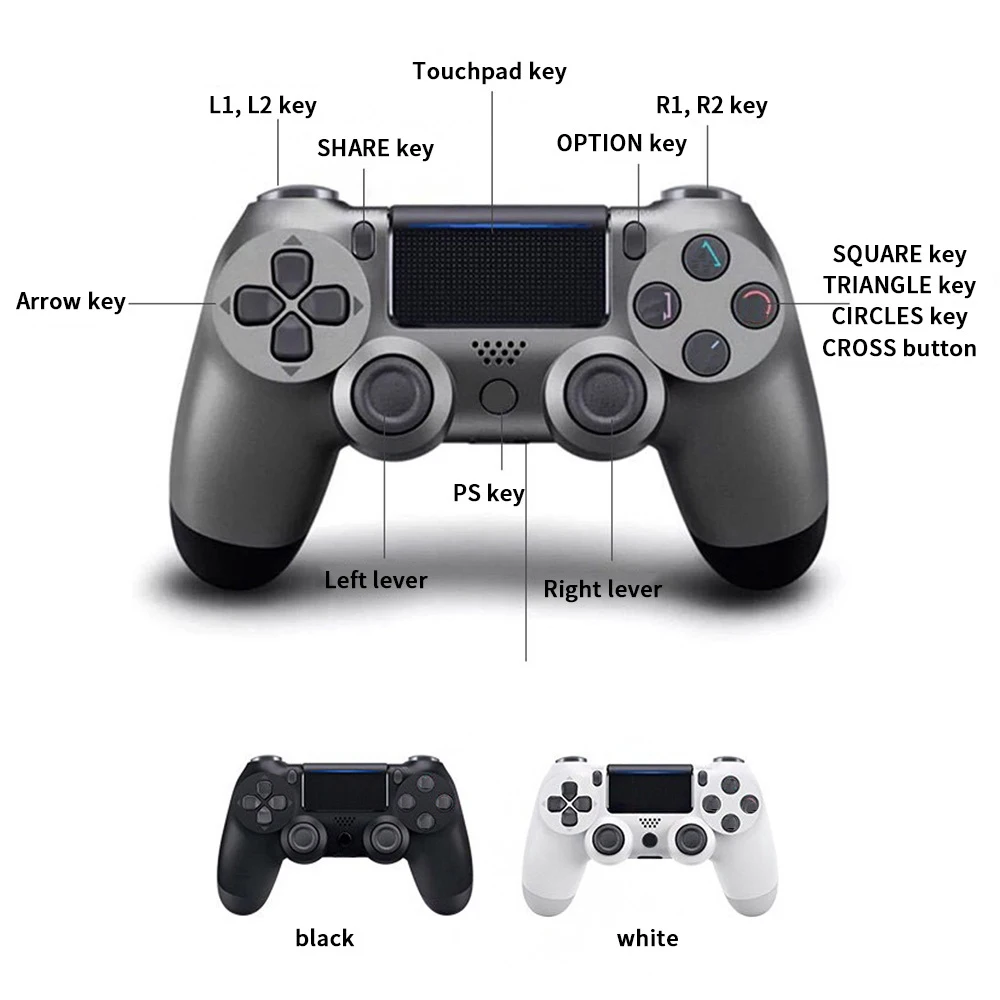 

22 Color Customize Joysticks Game Controller Wireless Gamepad PS4 Remote Controller Wireless Controles de PS4, 22 colors