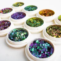 

multi-chrome color changing pigments chameleon flakes for powder coating cosmetic nail art