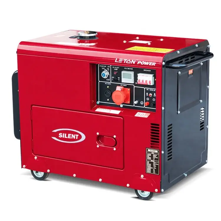 

10kVA 220V/380V 3 phase soundproof diesel generator price super silent diesel generator 8.5kW for home backup