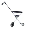 2019 Lightweight White Aluminium Alloy 5 Wheels Trend Manual Jogger Baby Stroller Carrier