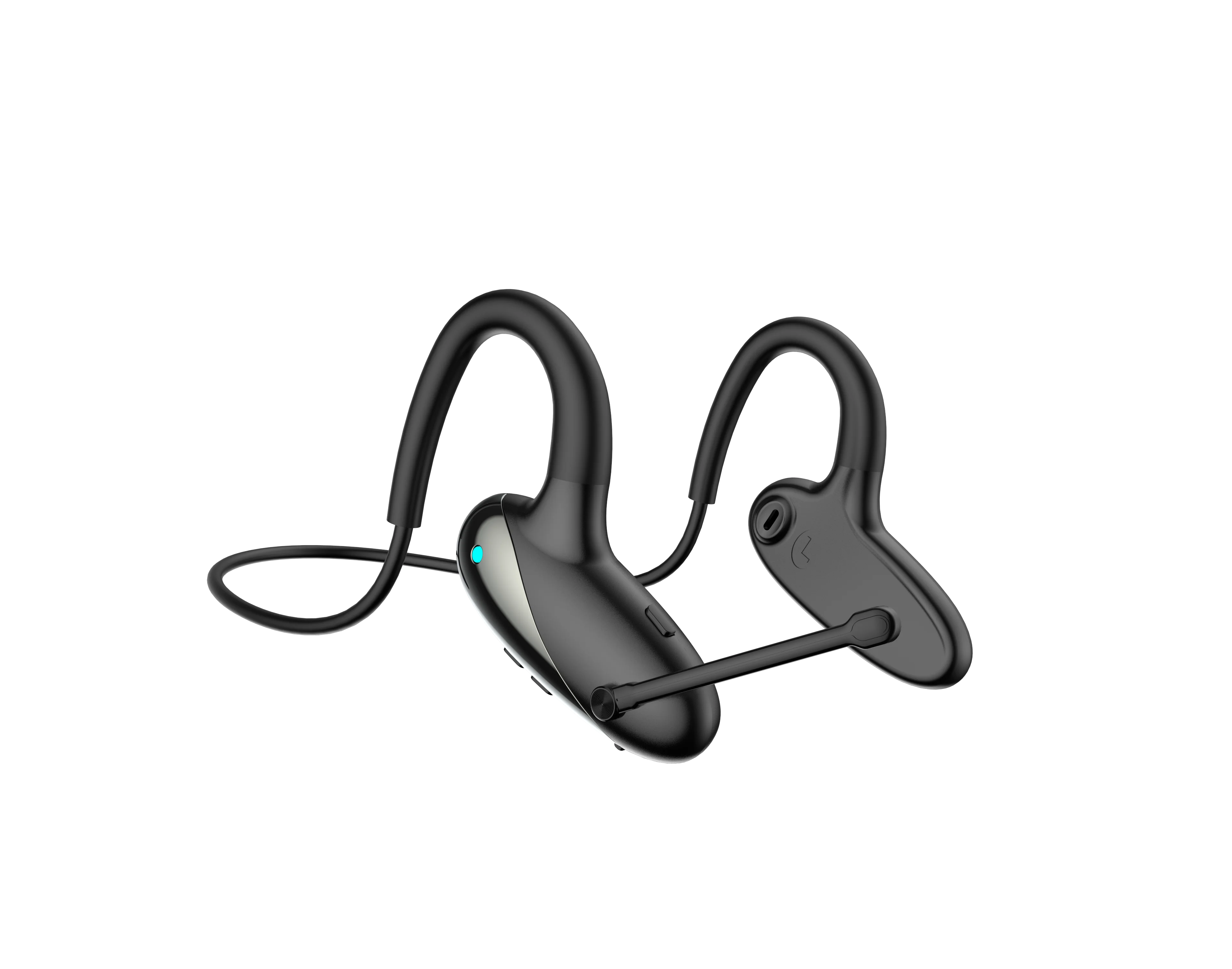 

Original Painless Binaural Ear Hook BT5.0 Headphones Mic Wireless Bone Conduction Ear Phones for Sports Outdoor Run