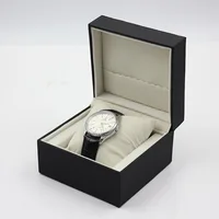 

High quality wholesale custom PU jewelry gift packaging factory watch gift box with pillow