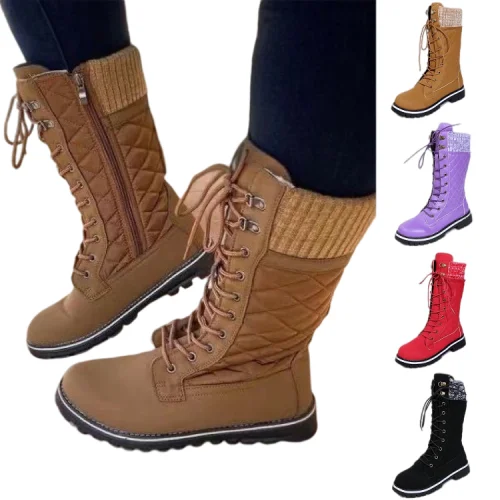 

Women Winter Boots Wholesale Thick Womans Boots High Heel Shoes, Picture