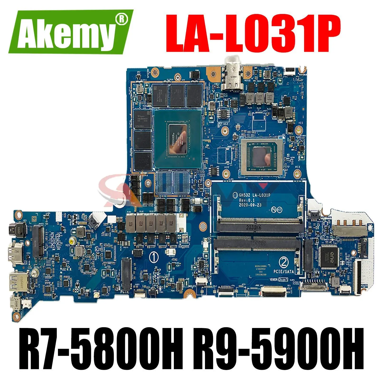 

LA-L031P Motherboard for Acer AN515-45 AN517-41 Laptop Motherboard with R7-5800H R9-5900H CPU RTX3060/3070/3080 GPU DDR4 Tested