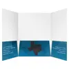 Tri-Panel 3 Pocket Gatefold Presentation Folder
