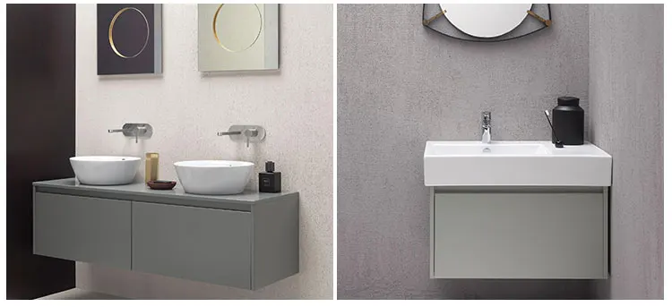 Hanging type bathroom cabinet waterproof, mildew resistant and durable environmental protection combined washstand