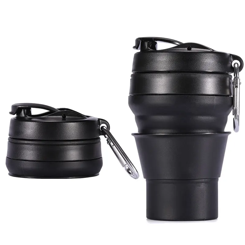 Portable Oem Eco Friendly Collapsible Travel Coffee Mug Silicone