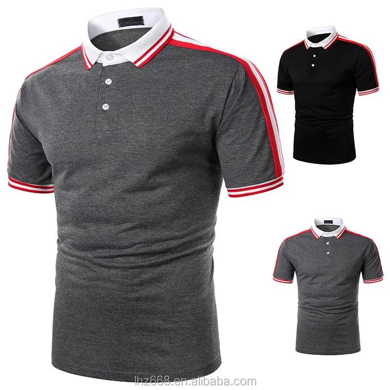 

Factory Wholesale Most Popular Unisex Solid Color Custom Printing Men Short Sleeve Cotton Casual Polo T Shirt