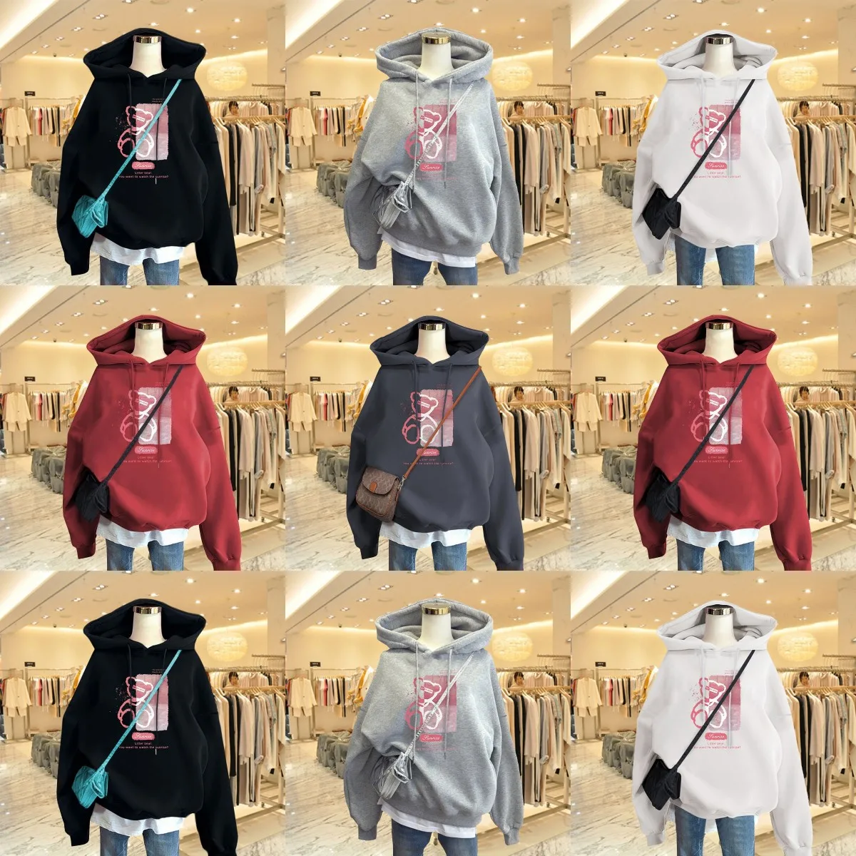 

Fashion Women hoodie Factory sells women's sweatshirts cheap spot wholesale hoodie women's hoodie wool sweatshirts
