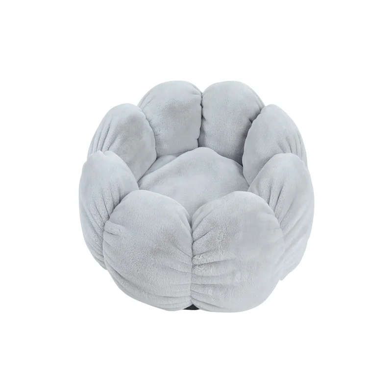 

Kimpets pet nest Flower Round Shaped Soft Warm Dog Cat Bed Pet Bads, Gray/pink/green+white/green+pink