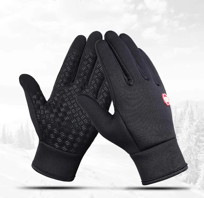 

Huanwei Customized Winter Motorcycle Cycling Running Racing Touch Screen Cycling mitten